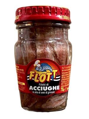 Anchovy Fillet in Sunflower Oil 80g