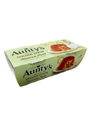 Auntys Golden Syrup Pudding 2X95g