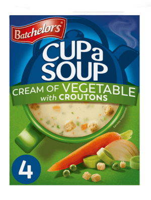 Batchelors Cup a Soup Cream of Vegetable with Croutons 122g