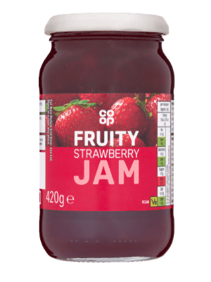 Co Op Strawberry Jam 420g