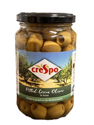 Crespo Pitted Green Olives 354g