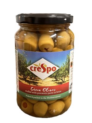 Crespo Stuffed Green Olives With Pimento 354g