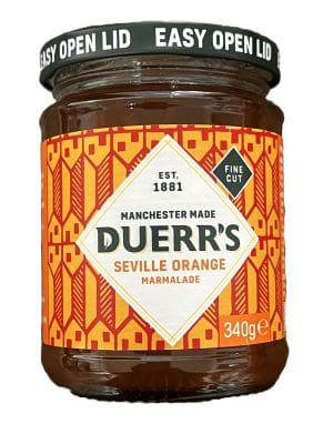 Duerr's Fine Cut Classic Seville Orange Marmalade 340g