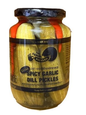 Extra Spicy Garlic Dill Pickles 480g