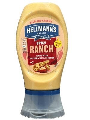 Hellmans Squeezy Spicy Ranch Mayonnaise 245 ml