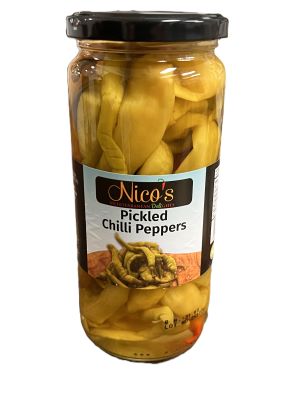 Nicos Pickled Chilli Peppers 440g