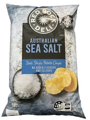 Red Rock Deli Australian Sea Salt Chips 165g