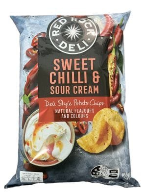 Red Rock Deli Sweet Chilli & Sour Cream Chips 165g