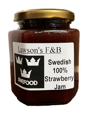 Swedish 100% Strawberry Jam 400g
