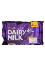 Cadbury Dairy Milk Chocolate 4 bars 108.8g