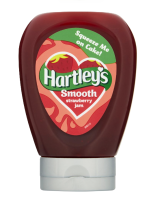 Hartleys Smooth Strawberry Jam Squeezy 340g