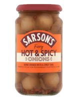Sarson's Hot & Spicy Silverskin Onions 460g