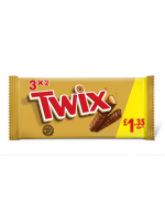 Twix Chocolate Biscuit Bars 3 Pack 3x40g